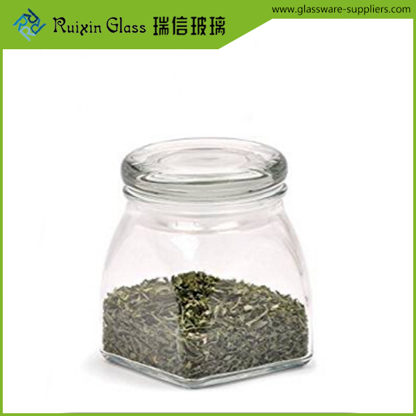 unique shape glass jar 