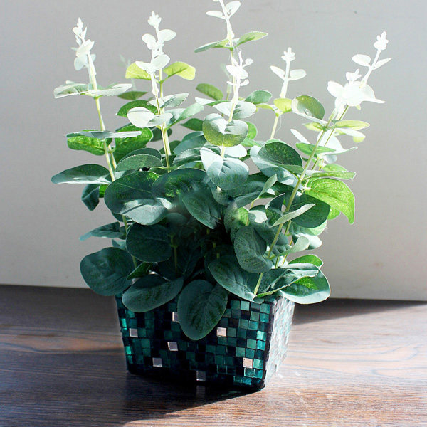 rectangle glass vase