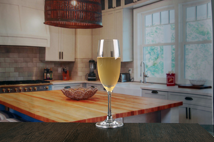 champagne trumpet flutes