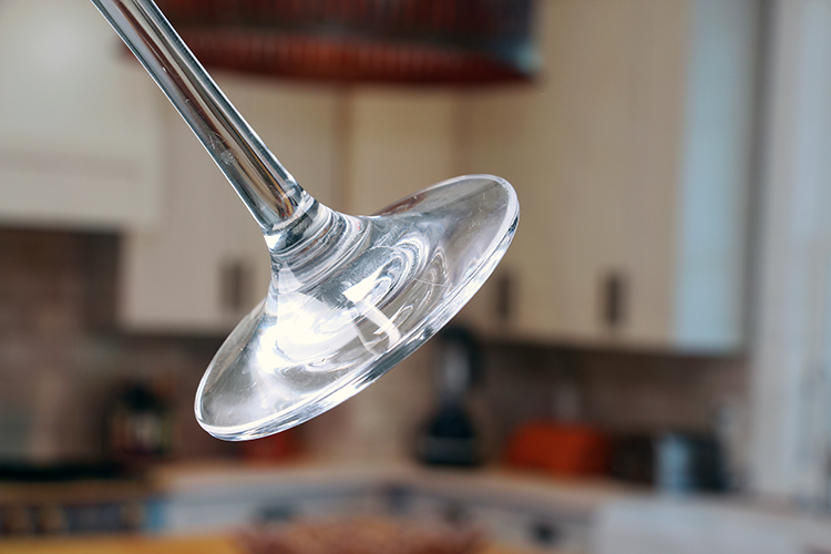 Irregular Shaped Red Wine Glasses