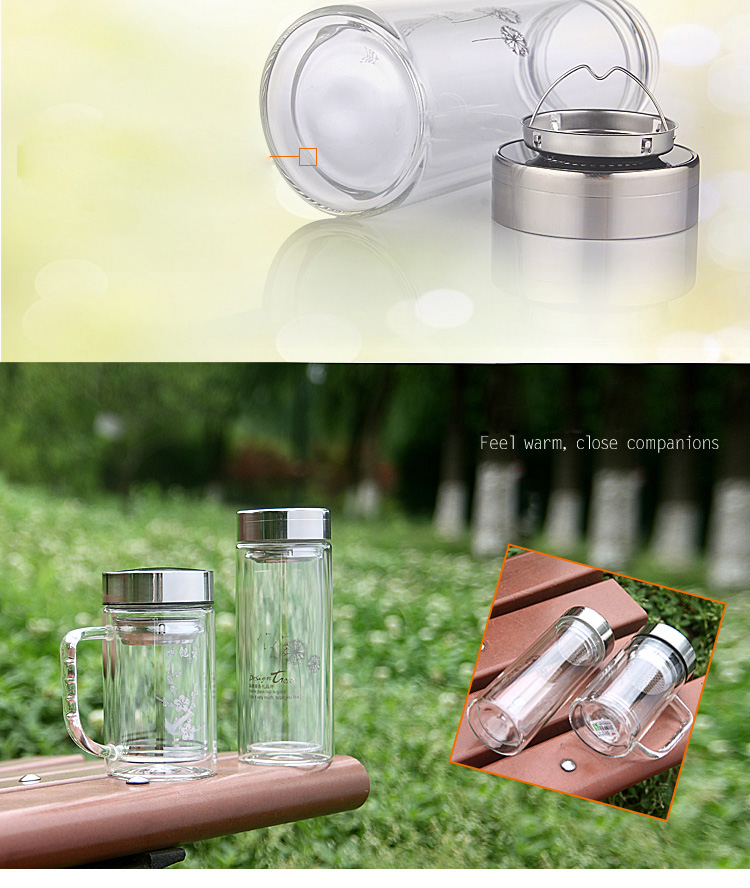 double glass tea cups