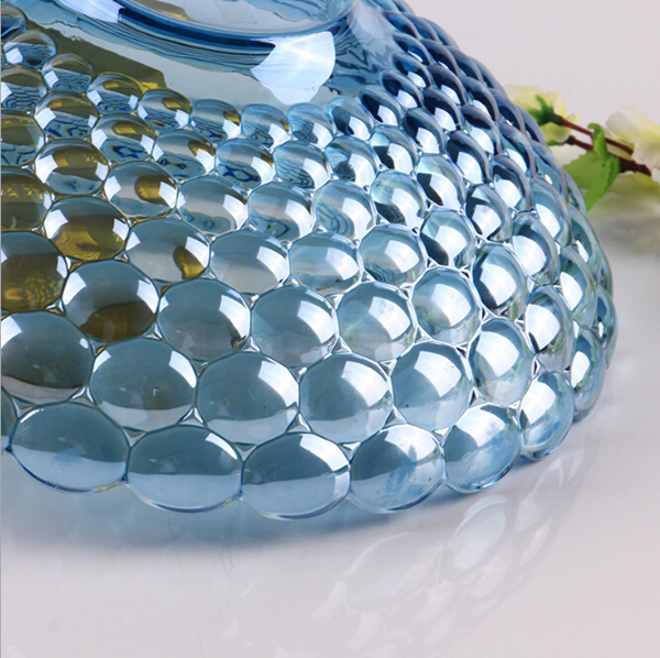 Electroplate Round Fruit Plate