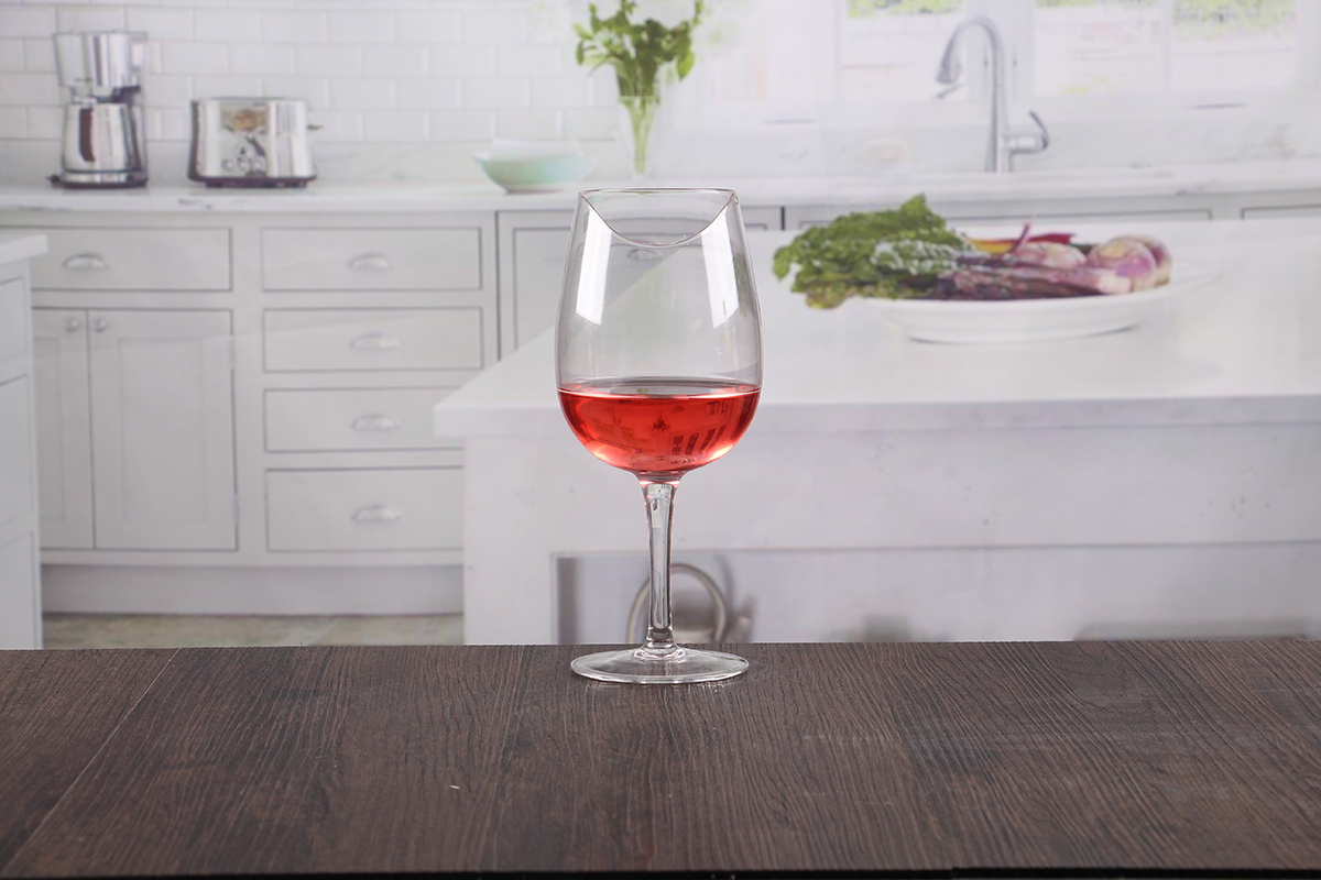 Elegant wine glasses