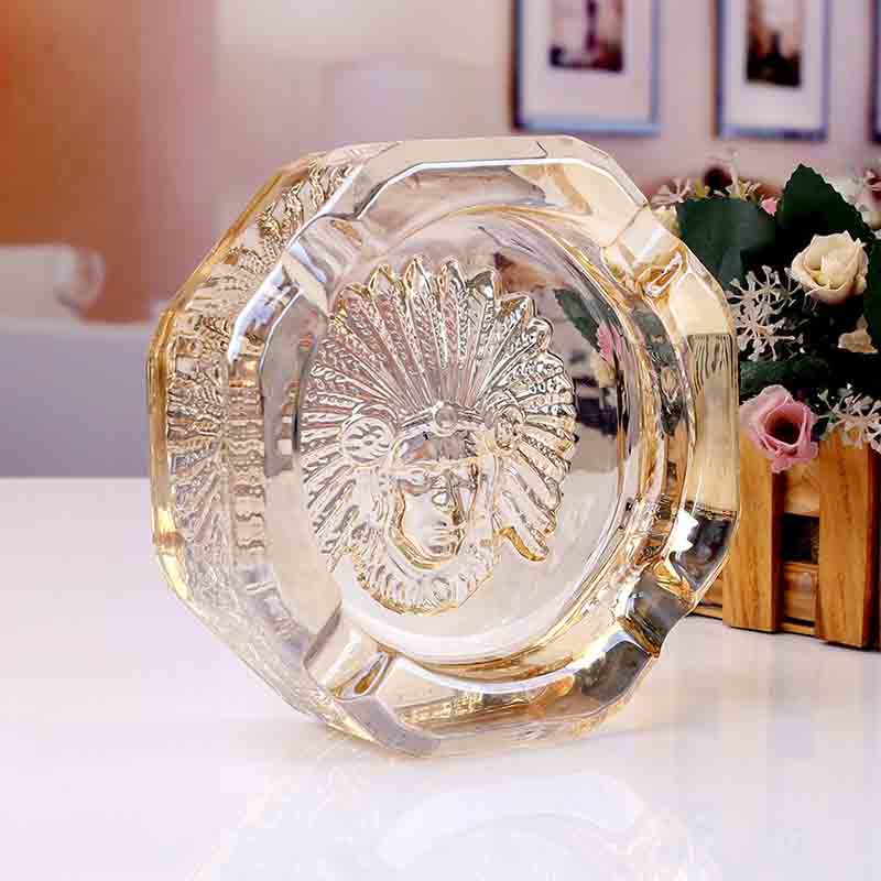 glass cigar ashtray