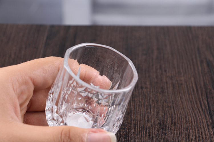 polygonal personalized shot glasses