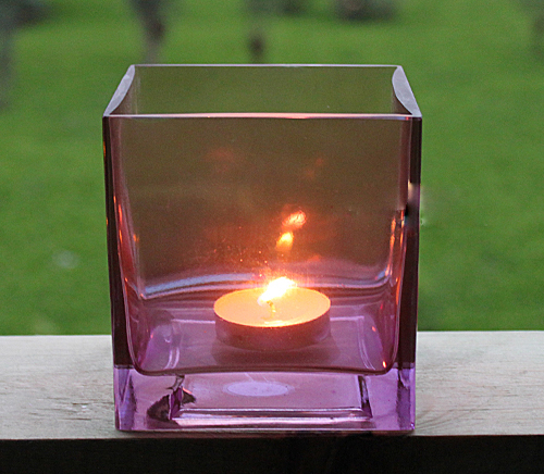 clear glass votive candle holders