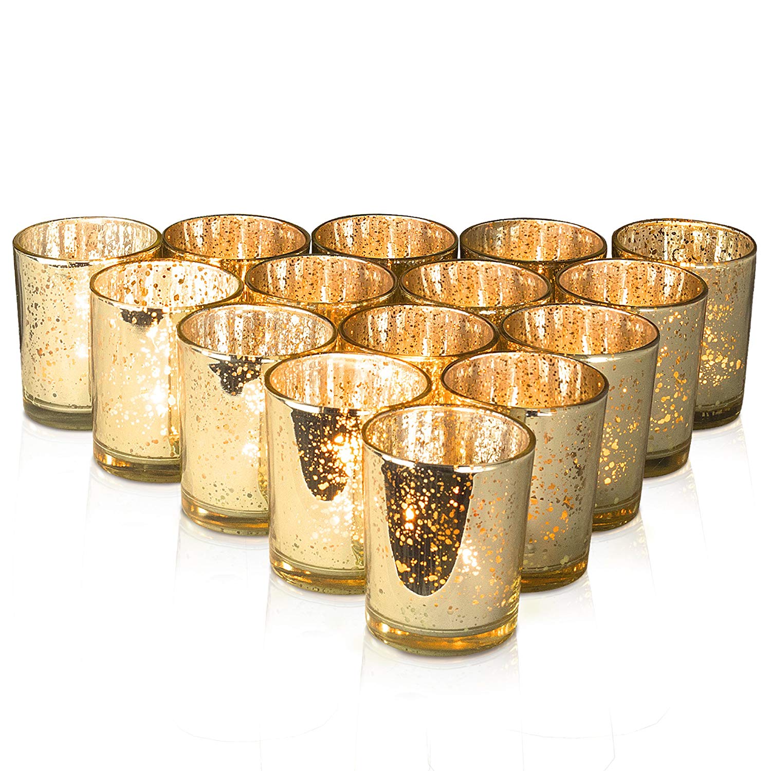 CD055 Gold Candle Holders For Wedding