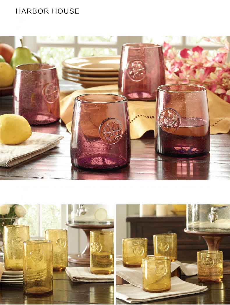 colored drinking glasses