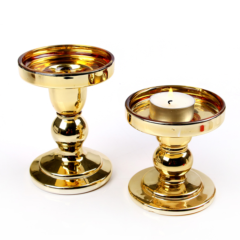 Long Stem Glass Candle Holders Stemmed Glass Candle Holders With Votive Candles