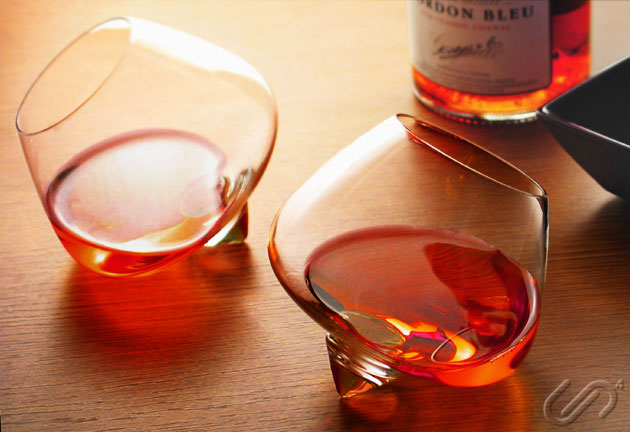 stemless brandy glasses