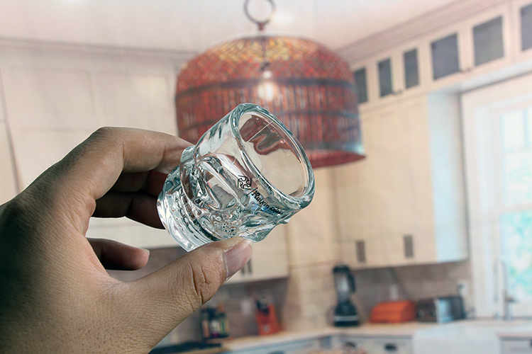 Bar skull shot glass