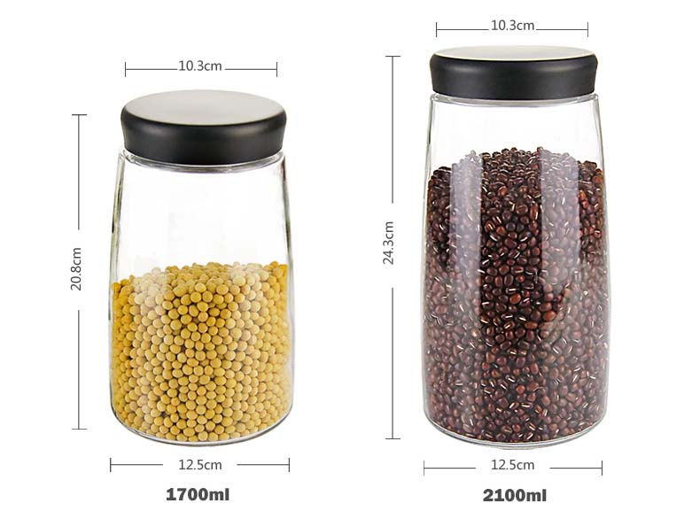 sealed glass jars wholesale