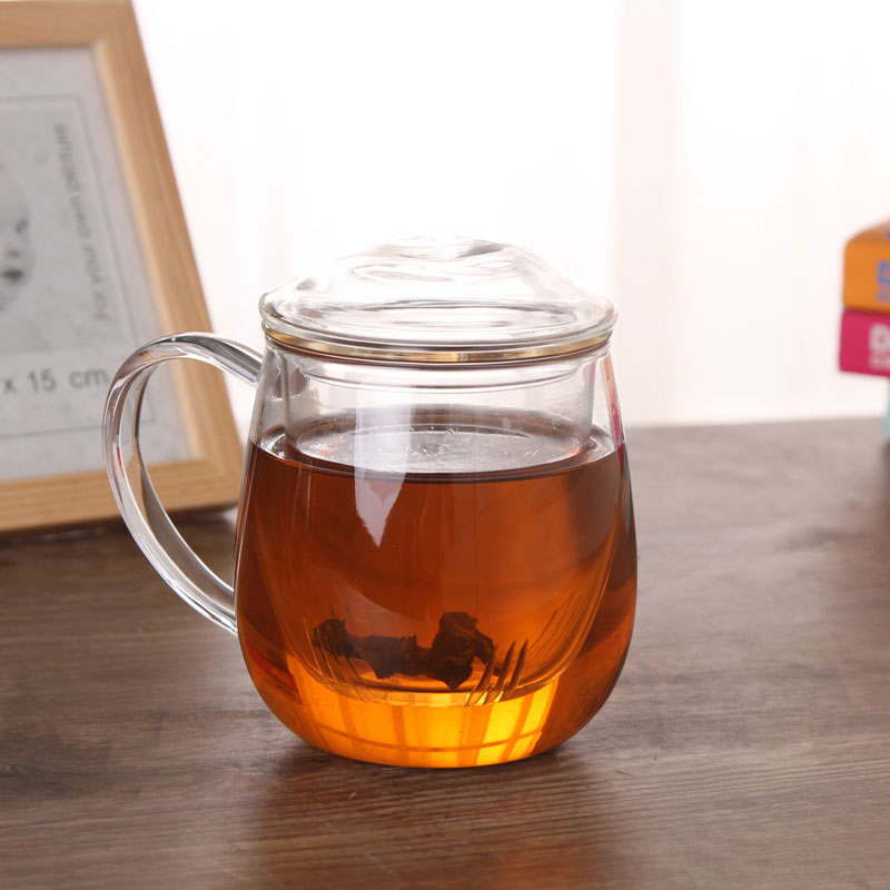 clear tea cup with lids