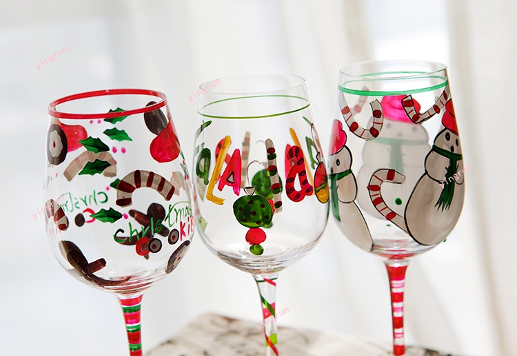 Handmade gold crystal glass