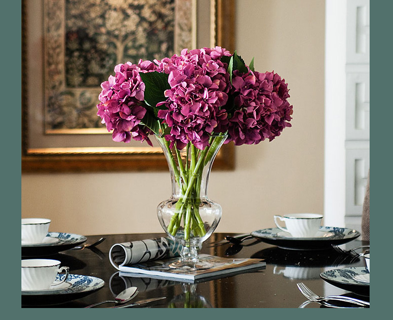 hand blown glass vase