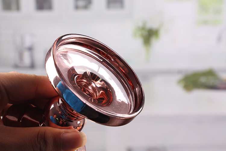 Glass pillar candle holders