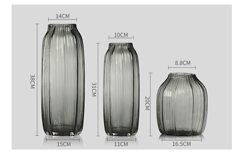 hand blown glass vase