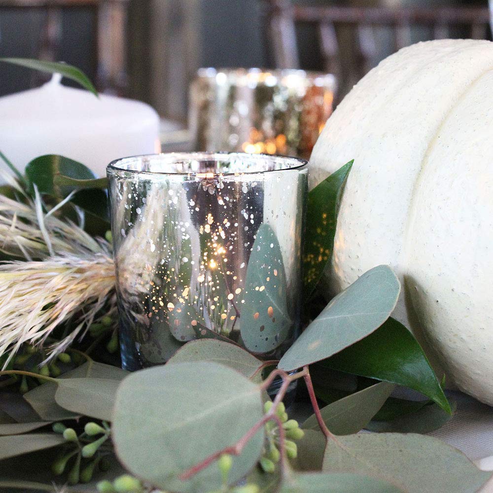 CD053 Glass Christmas Candle Holders Wholesale