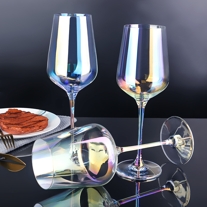 07 Colored Wine Glasses Cheap