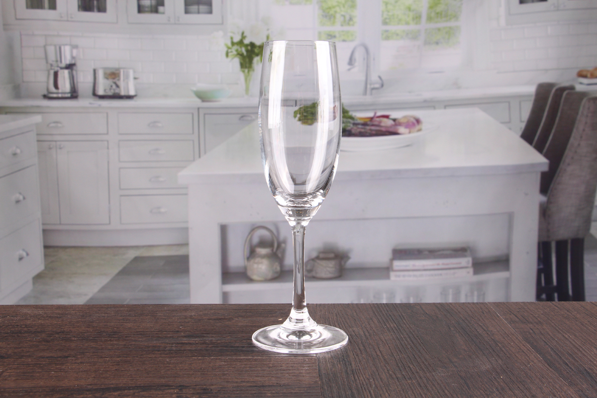 Champagne crystal glasses