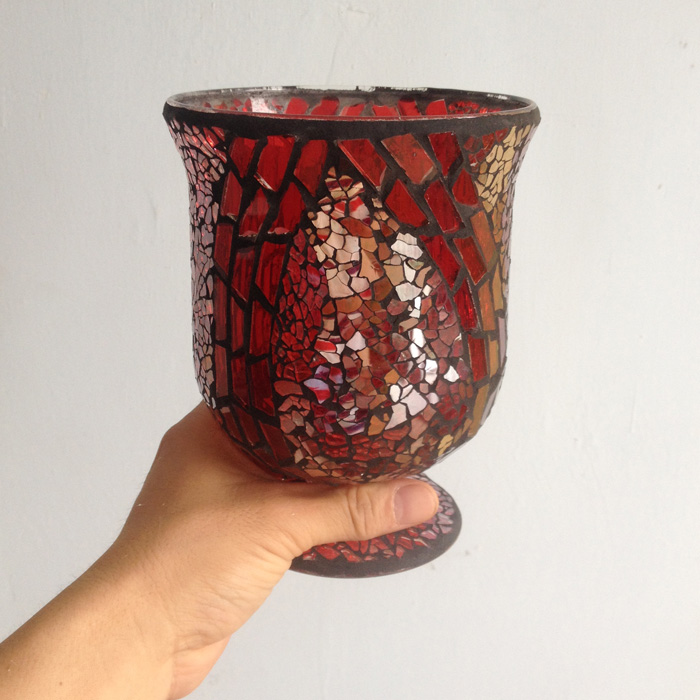 garden candle holders