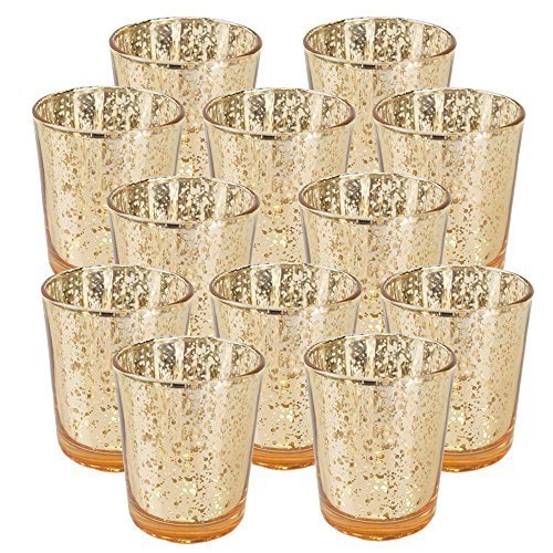 CD055 Gold Candle Holders For Wedding