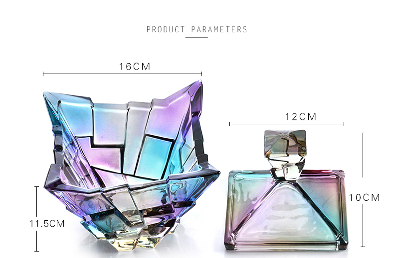 China popular decorative glass containers, glass containers wholesale