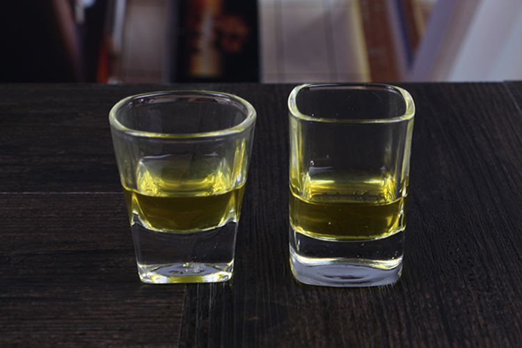 square shot glass