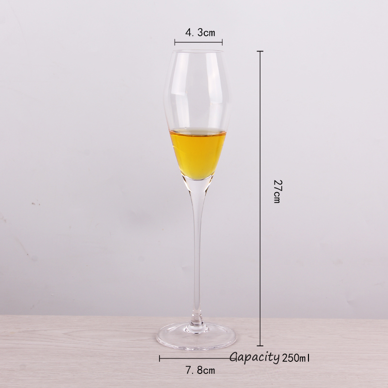 different champagne glasses
