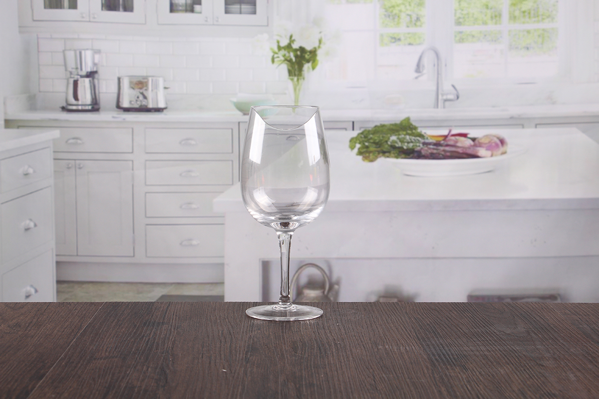 Elegant wine glasses