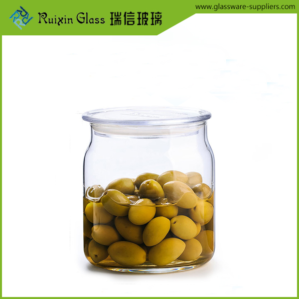 glass jars with lids