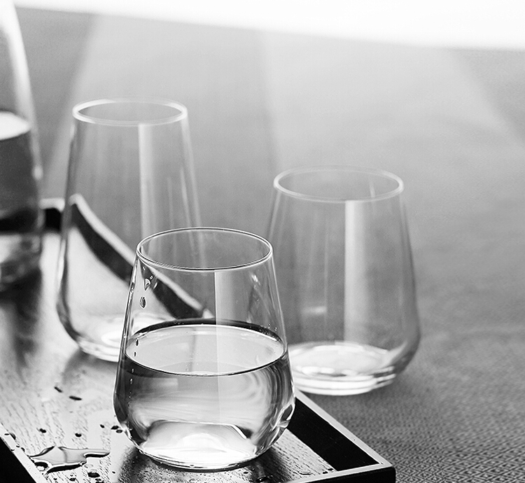 Why drink with a glass cup of water?