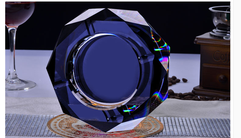 personalized glass ashtrays