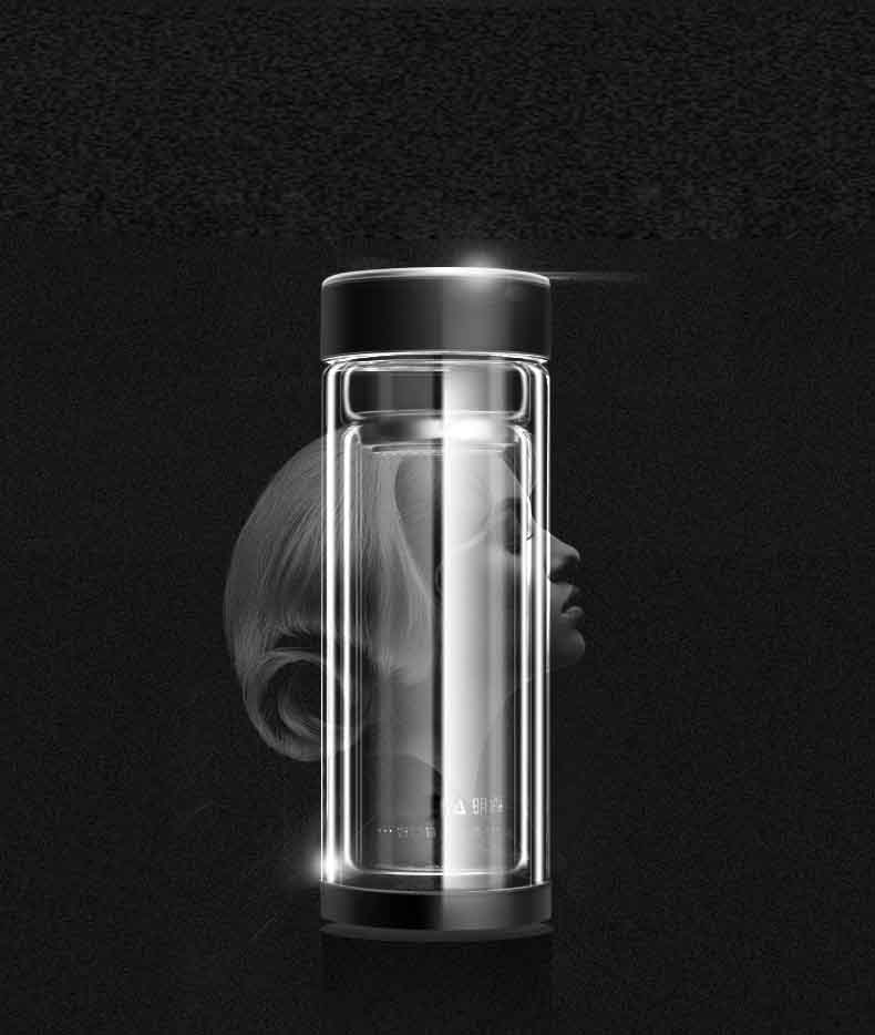 double glass tea cups