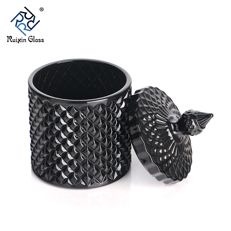CD059 Black Candle Jars Wholesale Australia UK
