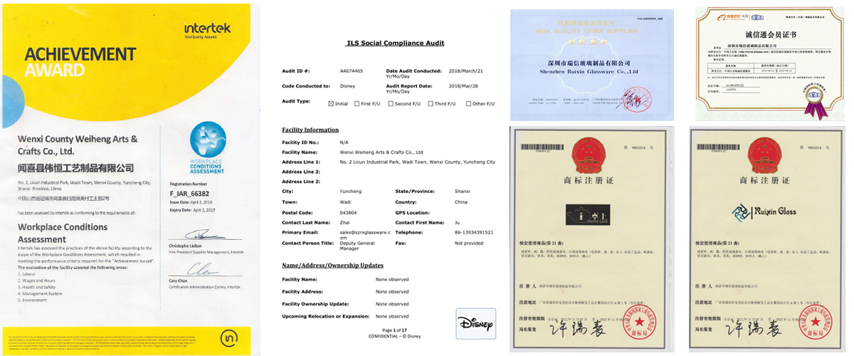 A. I heard that XX wine glass manufacturers are good? B. The XX manufacturer heard that it is also good? A. Oops, I’m sick, this is good, that’s good, which manufacturer is good? The above brief dialogue just reflects a problem. The manufacturers of red wine glasses are thousands of dollars, each saying good, then how to judge and choose good manufacturers? 1. See the manufacturer's qualifications For example, Shenzhen Ruixin Glass Products Co., Ltd. is a large-scale manufacturer and a wholesale manufacturer specializing in the production of red wine glasses. Founded in 2005, Credit Suisse Glass has a press plant and a manual blow factory to process the branch. With 13 years of experience in foreign trade and a professional sales team of more than 40 people. At present, the products are exported to the United States, Canada, Germany, the United Kingdom, France and other developed countries in Europe and the United States, and passed the wca Disney certification. 2. Look at the factory equipment. Shenzhen Ruixin Glass Products Co., Ltd. has advanced production equipment, infrared low-temperature oven, custom high-temperature oven, automatic painting production line, high-end dust-free sand blasting machine, engraving machine, high-end ion plating equipment and so on. 3. See if the factory processing technology is complete. Some manufacturers outside can only produce cups, and there is no post-processing, and some have post-processing, but they cannot be produced. Orisin Glass Products Co., Ltd. can produce custom red wine glasses, which are also very well-processed in the post-processing, such as baking, painting, electroplating, sanding, engraving and other processes, and the average working age of employees is five. Over the years, the technology and experience are very rich. 4. After sales and service. The whole process of Credit Suisse Glass is one-to-one service. If there is a problem, take the responsibility, solve the problem and help the customer solve the worries. In summary of the above four points, how do you hesitate to choose a wine glass manufacturer?