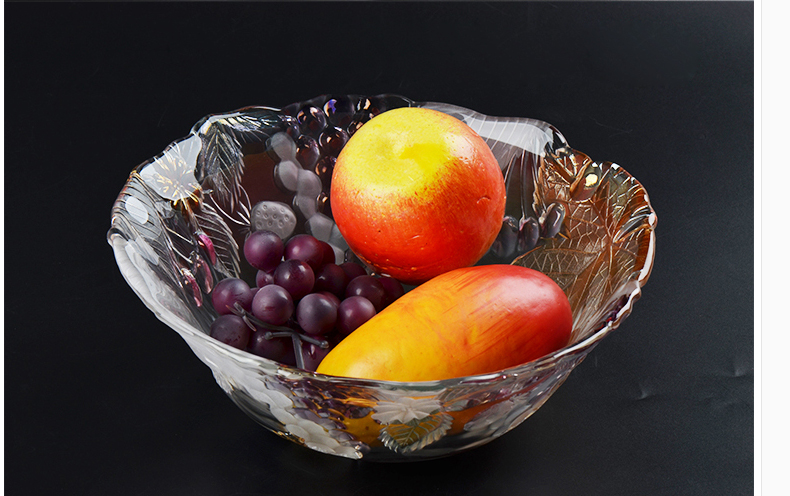 glass fruit bowl
