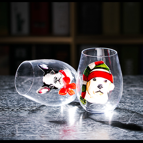 hand painted tumblers