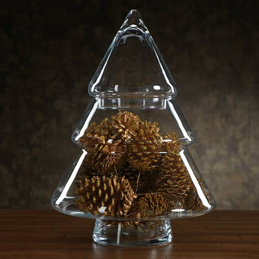 Christmas Tree Shaped Candy Jar