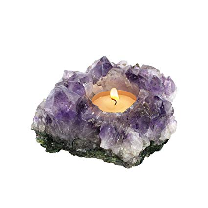 Amethyst Candle Holder