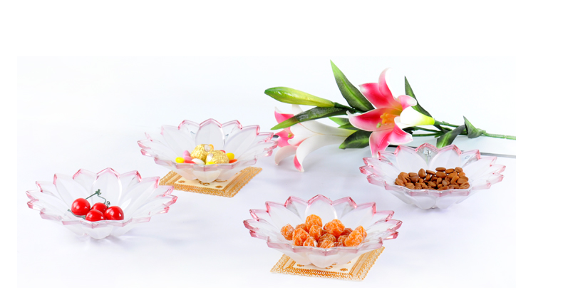 glass fruit plate 