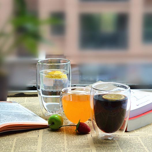 double walled drinking glasses