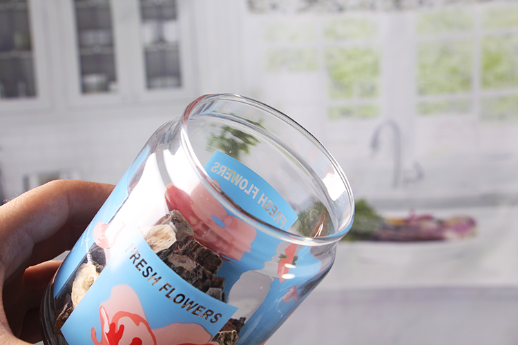 Sealed Glass Jar With Dome Lid