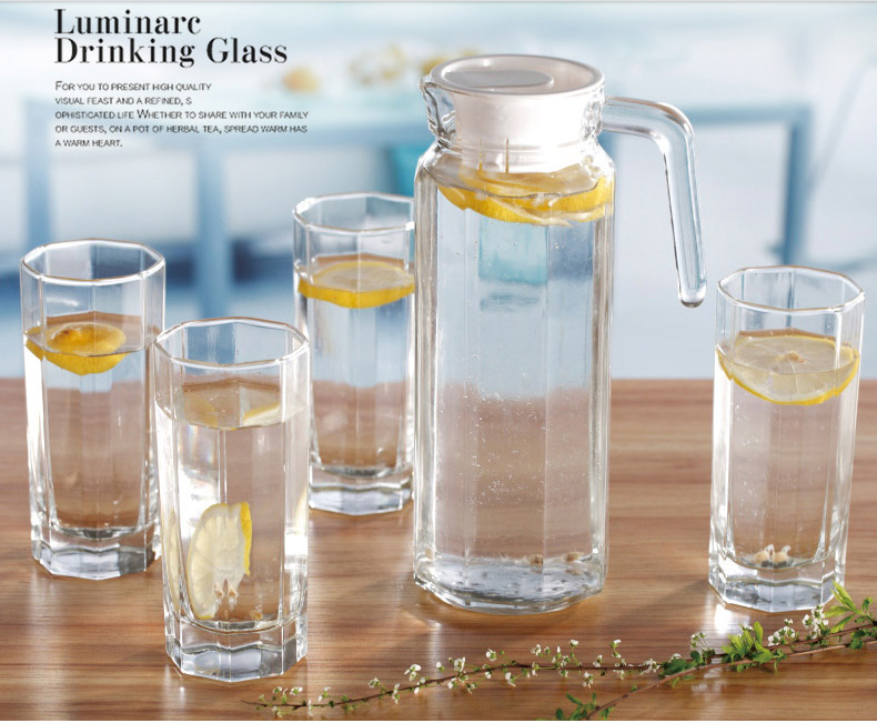 Glass bottle set