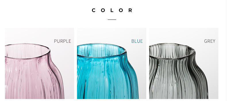 hand blown glass vase