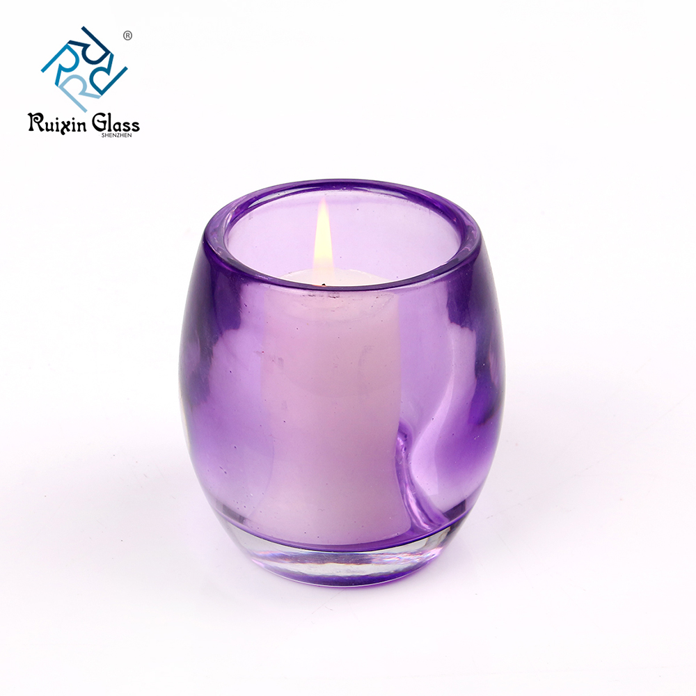 decorative glass candle holders