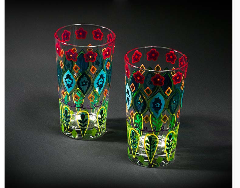 painted glasses