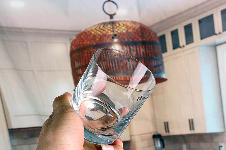 Monogram whiskey glasses