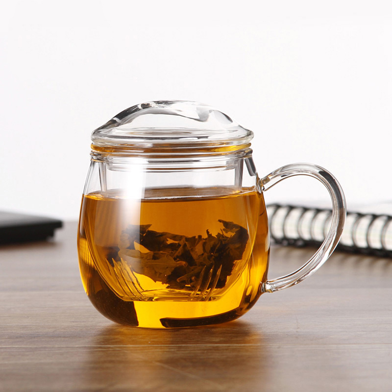 clear tea cup with lids