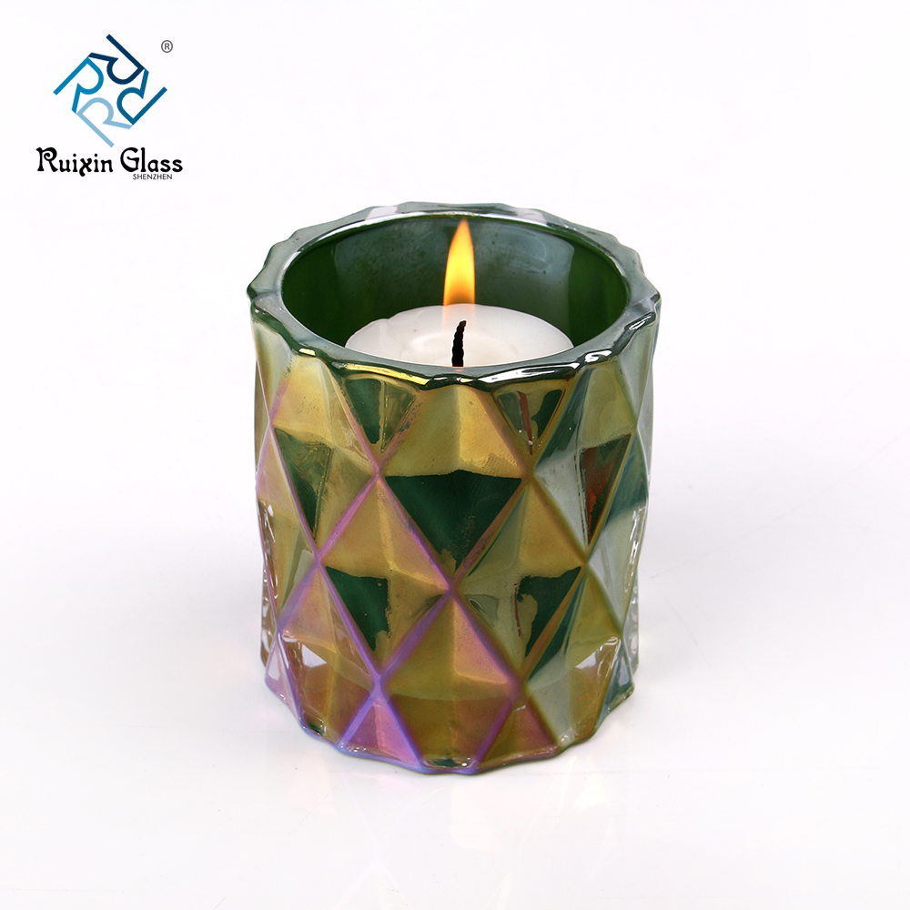 China decorative glass candle holders photos